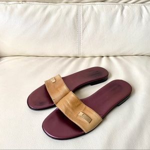 Gucci snakeskin sandals